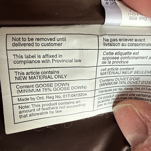 Brown Eddie Bauer Premium Goose Down Vest Women’s Size Small - Picture 7 of 10